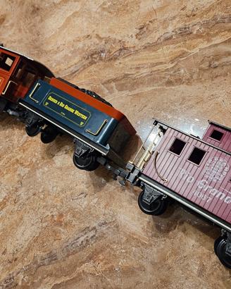 Treno locomotiva vapore a batterie 