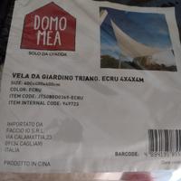 vela da giardino 