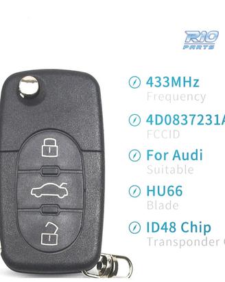 CHIAVE COMPLETA AUDI A3 97-03 A4 99-01 A6 98-05 A8