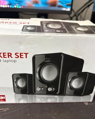 Trust Ziva Set di Altoparlanti e Subwoofer 2.1