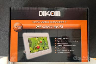 Cornice digitale 7" Dikom DPF-GM070 WHITE