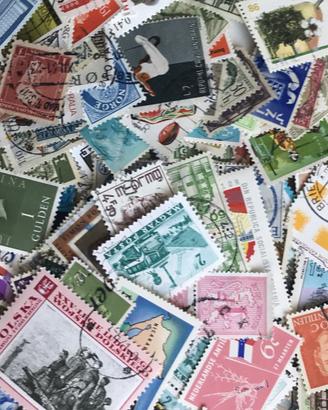 10000 10.000 DIECIMILA francobolli mondiali box FF