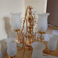 Lampadario 7 luci stile classico