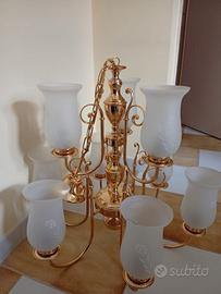 Lampadario 7 luci stile classico