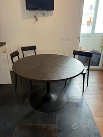 Tavolo circolare"Calligaris" modello planet