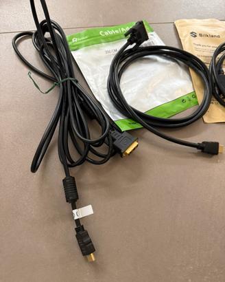 Lotto Cavi hdmi e display port