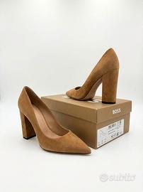 BOSS Décolleté Tacco Cammello Donna 38.5 Nuove