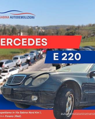 mercedes classe e 220 anno 2006