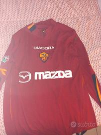 maglia worn shirt Roma Totti no Juve Inter Milan 