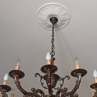 Lampadario dieci braccia vintage 