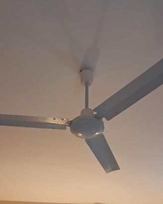 Ventilatore da soffitto tutto in metallo da cm 120