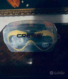 Cressi A1 - Maschera subacquea con lenti anti-fog.