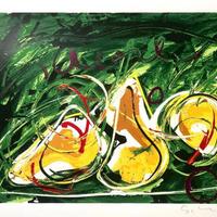 Natura morta Apple Serigrafia di Mario Schifano