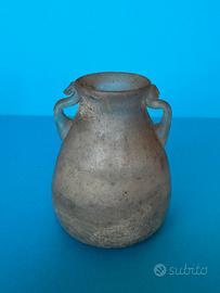 Vaso in vetro  "Scavo" di Murano