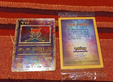 Carta Pokemon Mew Antico Foil del 2000 - NUOVA