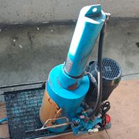 Macchina-Pressa idraulica schiaccia filtri olio