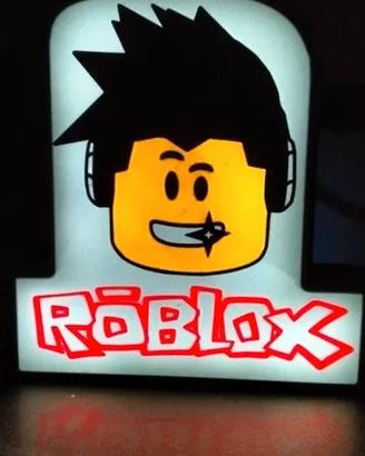 🎮 Lampada LED Roblox Style – Luce Notte Gaming