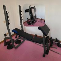 Panca palestra multifunzione Domyos salvaspazio