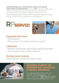 Coppi, guaine e grondaie in rame o testa di moro