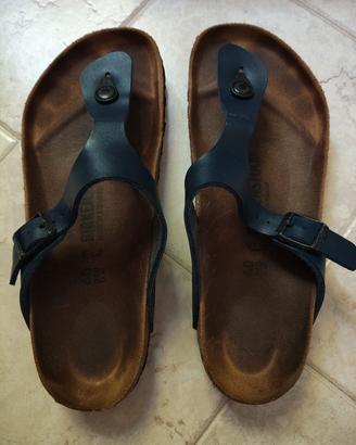 Birkenstock infradito blu taglia 40