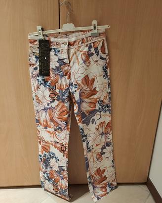 pantaloni fantasia floreale