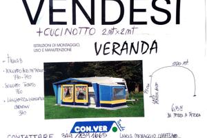 VERANDA ROULOTTE + CUCINOTTO USATI