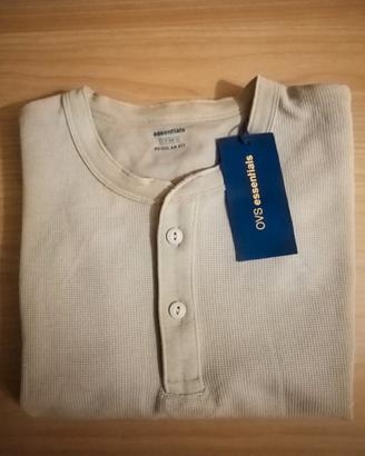 Maglia Serafino OVS Essentials Beige - Taglia  M