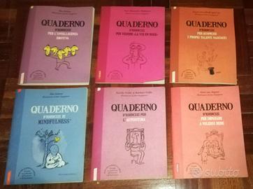 Lotto 6 Libri del Quaderno d'Esercizi  A. Vallardi
