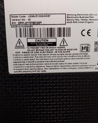 Tv Samsung 48 pollici 