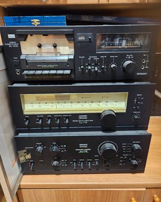 trittico SANSUI  vintage hi-fi