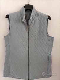 Gilet donna smanicato azzurro tg. 42