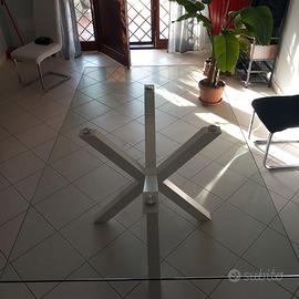 Tavolo di vetro 180x100 cm , tavolino vetro 130x70
