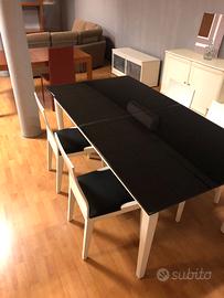 TAVOLO E SEDIE LE FABLIER