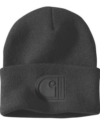 Carhartt Beanie C Patch Verde Militare