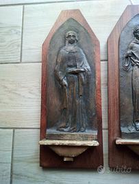 bassorilievi di n bronzo antichi