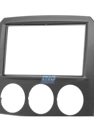CORNICE NERA PER AUTORADIO 2-DIN PER MAZDA MX-5 MI