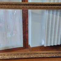 Cornice quadro grande 121x95 dorata epoca vintage