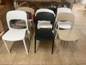 Sedie in polipropilene