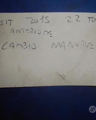 Cambio 6 marce ford transit 2,2 tdi traz anteriore