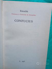 Etiemble, Confucius, 1956 in francese. Vintage