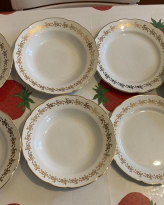 Set 7 Piatti Antichi S.C. Richard c. 1900 - Bordo 