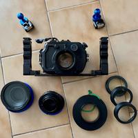 custodia subacquea Patima con Canon G10