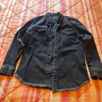 Giacca camicia jeans uomo