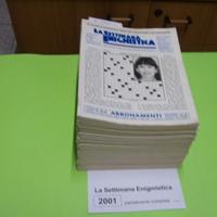 LA SETTIMANA ENIGMISTICA, anno 2001, parzialmente