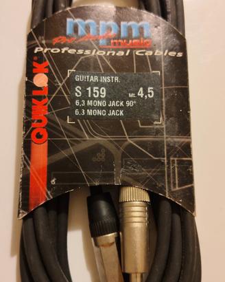 Cavo Chitarra / Basso "QUIK LOK" 4,5mt 