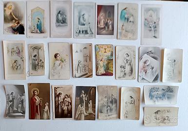 Lotto Immaginette Prima Comunione collezionismo 