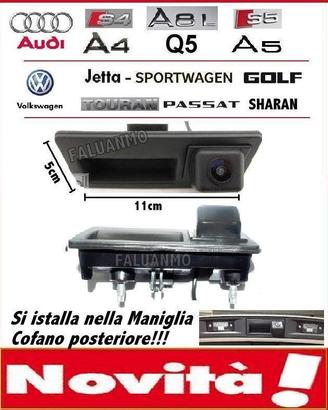 Retrocamera parcheggio maniglia audi volkswagen
