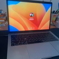 MacBook Pro 13” Retina fine 2017,8gbram,ssd256gb