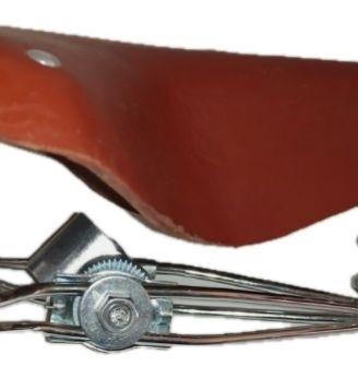 Sella vintage/ stile brooks/ con borsetto