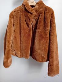 bomber in eco pelliccia